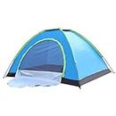 Inditradition Polyester 2 Person Camping Tent | Dome Shape, Waterproof, Design (6 X 4 X 3 Feet), Multicolor