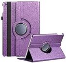 Case for Samsung Galaxy Tab A 10.1 2019, 360 Degree Rotating Stand Smart Case for Samsung Tab A 10.1 Inch Tablet [SM-T510/T515] 2019 Release (Purple)