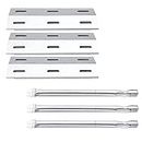 Hisencn Ducane Gas Barbecue Grill 30400040 Replacement Stainless Steel Burners & Stainless Steel Heat Plates