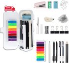 123 Pcs Office Supplies Kit with Desk Organizers, Office Stationery Set, Mini Of