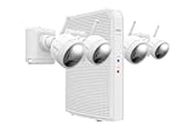 Lorex Sistema di telecamere di sicurezza 2K con 4 telecamere di deterrenza attive a batteria e rilevamento della persona