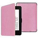Fintie Slimshell Case for 6" Kindle Paperwhite 2012-2017 (Model No. EY21 & DP75SDI) - Lightweight Protective Cover with Auto Sleep/Wake (Not Fit Paperwhite 10th & 11th Gen), Pink