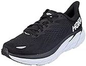 Hoka Women's Walking Shoe Trainers, 6.5 US, Black/White, 7