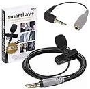 Rode Smartlav+ Microphone Lavalier + Adaptateur SC3 TRS-TRRS pour appareils photo et enregistreurs audio