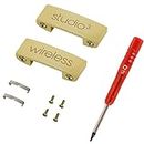 Studio 3 Hinge as Same as The OEM Replacement Parts Accessories Durable Repair Kit Compatible with Beats by Dre Studio 3 Wireless (A1914) Headphones (Gold)