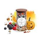 Diamond Empire Happy Halloween with Surprise Jewellery Inside (Surprise Jewelry Valued up to £2,500) 2 Wick Halloween Candle (Burn time up to 120H) (Ring L/M)