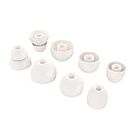 Toxaoii 8pcs Replacement Earbuds Eargels Silicone Ear Tips Compatible with Beats by dr dre, Powerbeats Pro, Beats x, Urbeats Wireless Earphone (White)