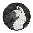 BASBOOSA Horse Embroidered Patch for Clothes Dress Jackets Bag Jeans Cap T Shirts Garments Etc (3 x 3 Inches)