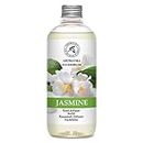 Jasmine Diffuser Refill w/Natural Essential Jasmine Oil 500ml - Best for Aromatherapy - Intensive - Fresh & Long Lasting Fragrance - Scented Reed Diffuser Oil - Great Room Air Fresheners