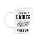 Visibee This is What a Gamer Looks Like FPM169 Printed on Ceramic White Coffee Mug