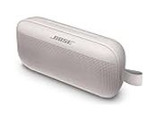Bose Soundlink Flex Bluetooth 5 Watts Portable Speaker, Wireless Waterproof Speaker for Outdoor Travel - White