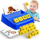 Toys for 3-5 Year Olds Boys, Spelling Games for Kids Ages 4-8 Matching Letter Ga