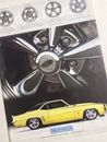 2009 Cragar S/S Print Ad Custom Wheels Yellow Camaro SS Custom Race 19x28cm SCM
