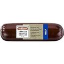 Old Wisconsin Premium Summer Sausage, 100% Natural Meat, Charcuterie, Ready to Eat, High Protein, Low Carb, Keto, Gluten Free, Beef Flavor, 8 Ounce