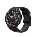 Amazfit T-Rex Pro Smartwatch Fitness Watch with SpO2, Heart Rate, Sleep Monitor, Sports Watch with Over 100 Sports Modes, 10 ATM Waterproof, 18 Day Battery Life, GPS (Meteorite Black)