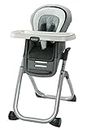 Graco DuoDiner DLX 6 in 1 High Chair, Converts to Dining Booster Seat, Youth Stool & More, Mathis, Grey