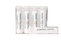 Control (No Chemical) Genetic Taste Test Paper Strips - for Use with PTC [5 Vials of 100 Strips - 500 Strips Total]
