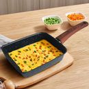 1pc Tamagoyaki Pan, Square Egg Pan Japanese Omelette Pan Nonstick Granite Stone Cookware Pfoa Free All Stoves Compatible Induction Compatible Omelet Maker, Cookware, Kitchenware, Kitchen Items