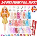 32 STCK. Barbie Puppenkleider Schuhe & Zubehör Schmuck Konvolut Pack Puppe Mode