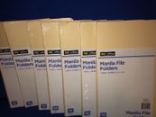 Long Manilla Folders 7 Packs Total 70 Folders School Office Supplies