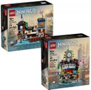 2 LEGO Ninjago SETS: Micro City (40703) And Docks (40704) - New In Sealed Box