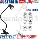 Flexible Clamp Clip On LED Light Reading Table Desk Bed Bedside Night Lamp NEW