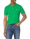 Lacoste Mens Short Sleeve Classic Chine L.12.12 Polo Shirt Core, Calathea Green, X-Small