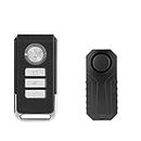 Wireless Bicycle Alarm Lock, Anti-Theft Burglar Wireless Alarm with Remote Control for Bike Motorcycle Car Mobility Scooter Safety Lock
