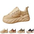 Hoi Blume Sandy Casual Comfort Orthopedic Shoe for Women,Orthopedic Shoes for Women,Low Top Breathable Casual Women's Orthopedic Platform Shoes Sports Shoes (White,38)