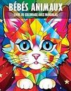 Mandala Coloriage Bebes Animaux Enfant: Livre de coloriage pour enfants avec des dessins d'animaux relaxants en style mandala (Chien, Chat, Cheval, Tigre, Dinosaure..)