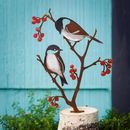 Outdoor Garden Bird Decoration Flowerpot Decoration Metal Cutting Handicraft