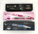Gift Bellezza 100% Solid Ceramic Flat Iron- Black Blue Pink Fast Delivery.UK