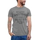Top Gun 1980's Military Action Movie Negative Ghostrider Pattern is Full T-Shirt, Graphite Heather, Large