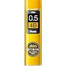 Pentel Ain Stein 0.5Mm Mechanical Pencil Lead | Lead of Grade 4B | Smooth & Not Scratchy | Easy to Insert Inside The Pencil | Pack of 40 Pcs (C275-4B), Black