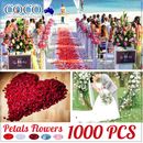 1000PCS Artificial Silk Petals Flowers Rose Wedding Event Scatters Flower Decora