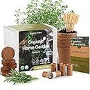 Organic Herb Garden Kit Indoor - Certified Organic & Made in USA | Herb Plants for Women and Men, Indoor Herb Garden Starter Kit, Herb Growing Kit Indoor, Plant Growing Kit, Herb Starter Kit Plant Kit