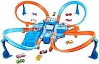 Hot Wheels Ultimate Crashing Action with The Criss Cross Crash Track Set