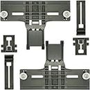 【Upgrade Steel Screw】- Dishwasher Top Rack Adjuster W10350376 W10195839 W10195840 Dishwasher Positioner for Kitchenaid Whirlpool Kenmore, 0.9" Diameter Replace W10253546 W10712394 W10350374