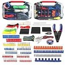 WORKPRO 582-piece Electrical Connector Kit, Electrical Wire Connector Crimping Terminal Tool, Heat Shrink Tube, Electrical Repair Kit with Wire Cutter Stripper