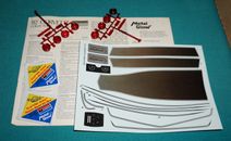 '82 Corvette Collectors Edition Monogram 1/8 Decals Instructions Tailights Etc.