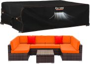 Enzeno Patio Furniture Set Cover, Outdoor Sectional Sofa Couch Set Covers Waterp