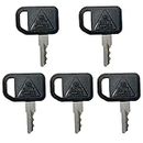 5 Pcs Replacement Ignition Keys AM131841 Start Switch Key JDG Key for John Deere Gator & Mowers 425 445 455 GT235 GT245, also for Bobcat Cub Cadet Ditch Witch