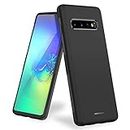 UNBREAKcable Cover Compatible with Samsung Galaxy S10 [Anti-Fall Protection, Anti-Slip] Ultra Thin Silicone Liquid Frosted TPU Protective Cover for Samsung Galaxy S10 6.1 Inch Black