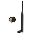 GraspaDeal High Gain 5dBi Rubber Duck Antenna with SMA Male Connector 698-2700MHz Frequencies for 4G GSM Landline