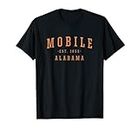 Mobile Alabama AL Hometown Mobilian Home State Souvenir T-Shirt