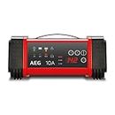 AEG Automotive 97024 microprocessor charger LT 10 amp for 12 and 24V batteries, 9-stage, power supply and automatic temperature compensation, LT10