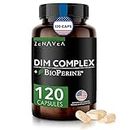 Zenavea Dim Supplement, Hormone Balance for Men with Dim & BioPerrine - Estrogen Blocker for Men & Fitness Booster - Dim for Men - 120 Caps