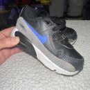 Nike Air Max 90 Toddler Shoes Sneakers  Black Grey  Anthracite sz 7C 7CD6868-018