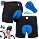 Bicycle Shorts Cycling Men Women Bike Underwear Pants Soft Sponge Gel Padded 3D