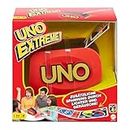 Mattel Games UNO Extreme!, Uno Kartenspiel für die Familie, mit Kartenwerfer, Perfekt als Kinderspiel, Reisespiel oder Spiel für Erwachsene, für 2-10 Spieler, ab 7 Jahren, GXY75
